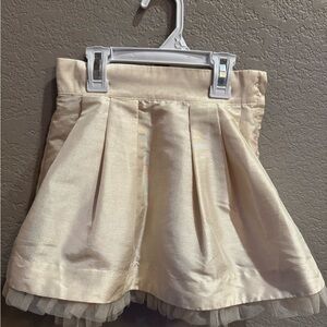 Janie and Jack Cream Pleated Skirt